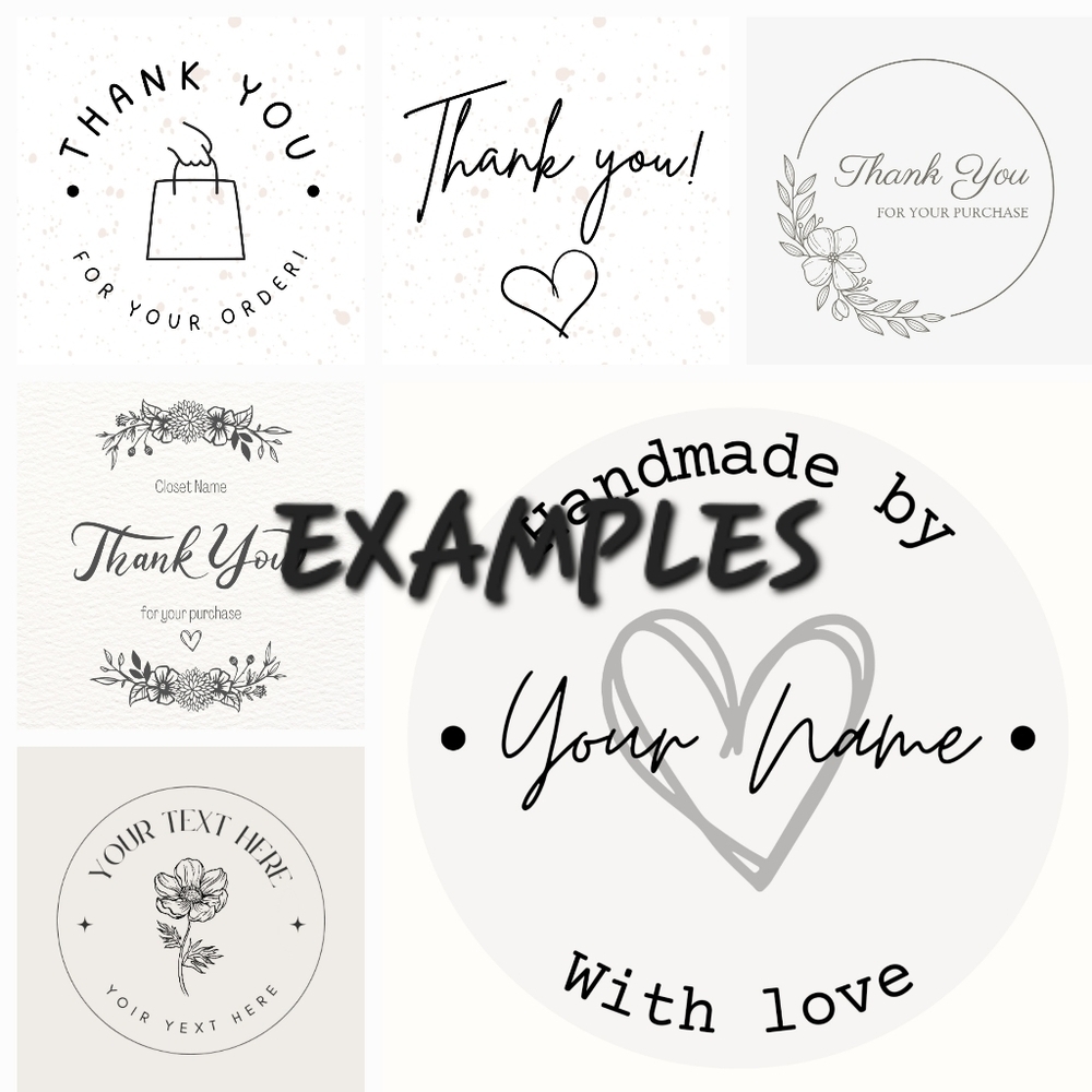 CUSTOM THANK YOU/QR CODE STICKERS - 100 2" STICKERS PER ROLL - Picture 9 of 13